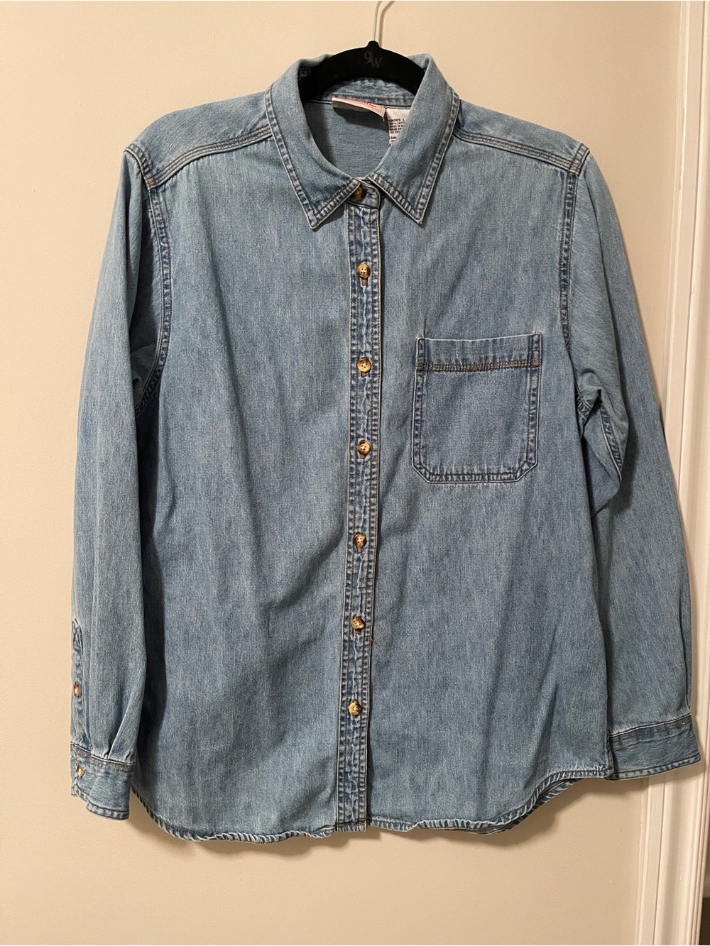 Faded Glory Light Blue Denim Shirt